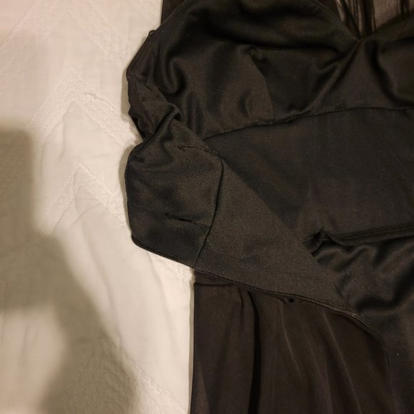 Black Halter Dress - Picture 3 of 5